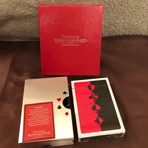 Engraveable playing card holder